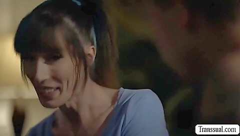 Brunette with a tattooed pussy gets fucked hard in this video