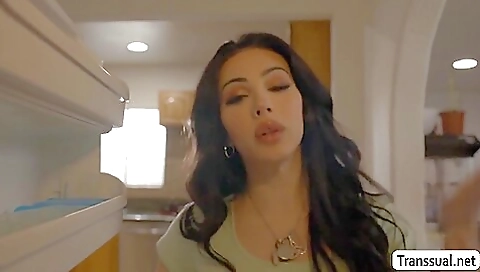 Big tits brunette with a big ass gets her ass fucked