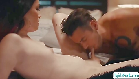 Anal brunette babe gets fucked and licked by her boyfriend