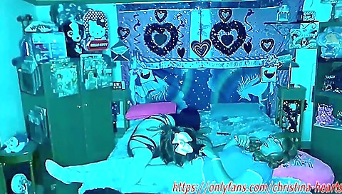 Redhead in stockings wants to get her lover to cum