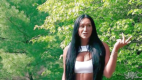 Latina is getting her ass to mouth fucked at the home