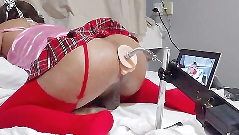 Amateur teen with tight ass suck big cock and ride it