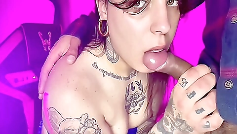 My sexy brunette girlfriend is fucking me in her pussy